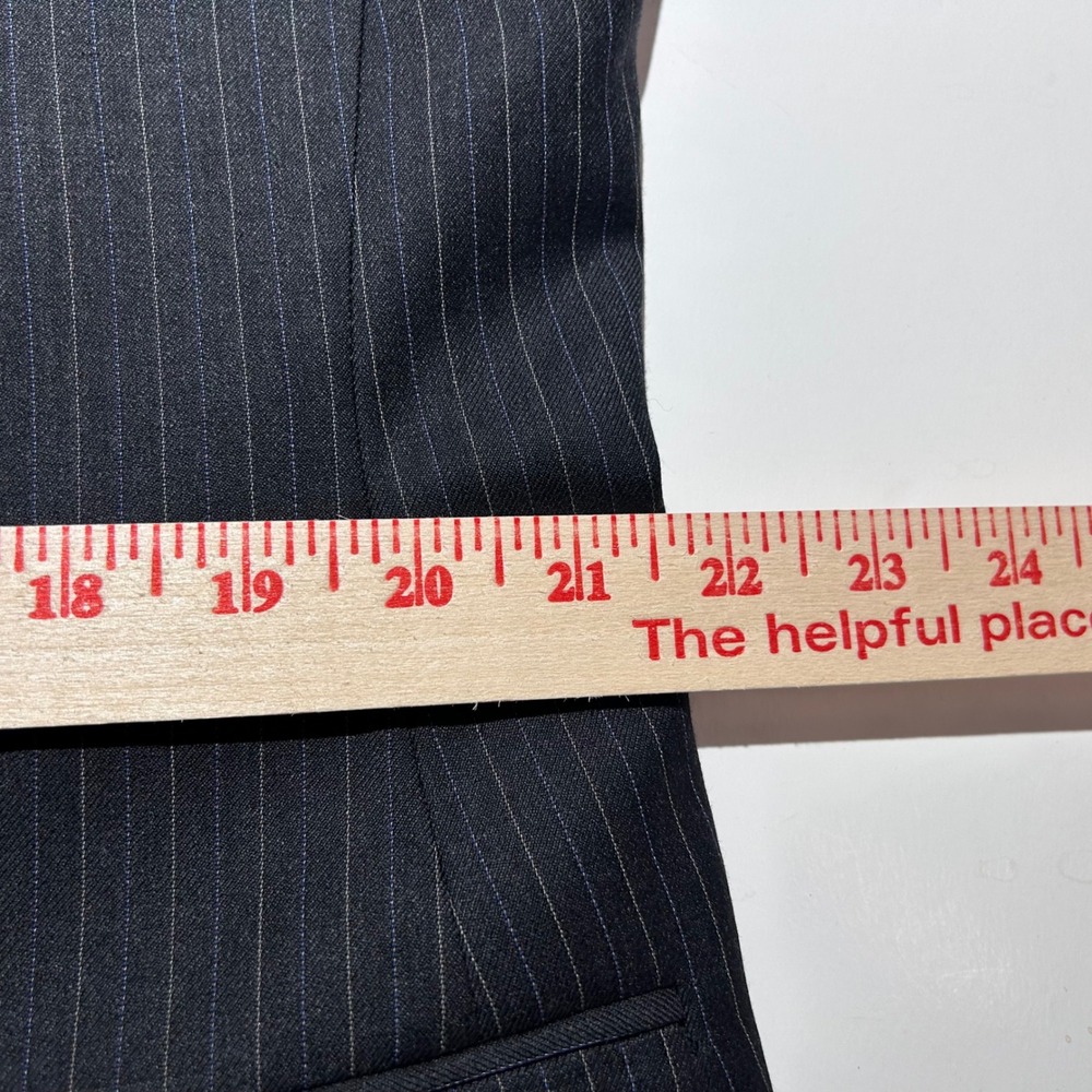 LRL Ralph Lauren 42S Suit 34x30 100% Wool Charcoal Pinstripe Two Button Vented - Picture 11 of 16